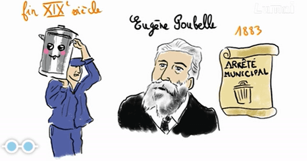 Qui a inventé la poubelle ?