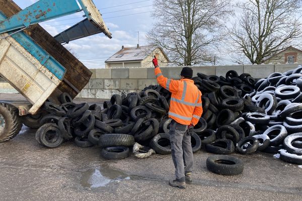 Recyclage des pneus usagés