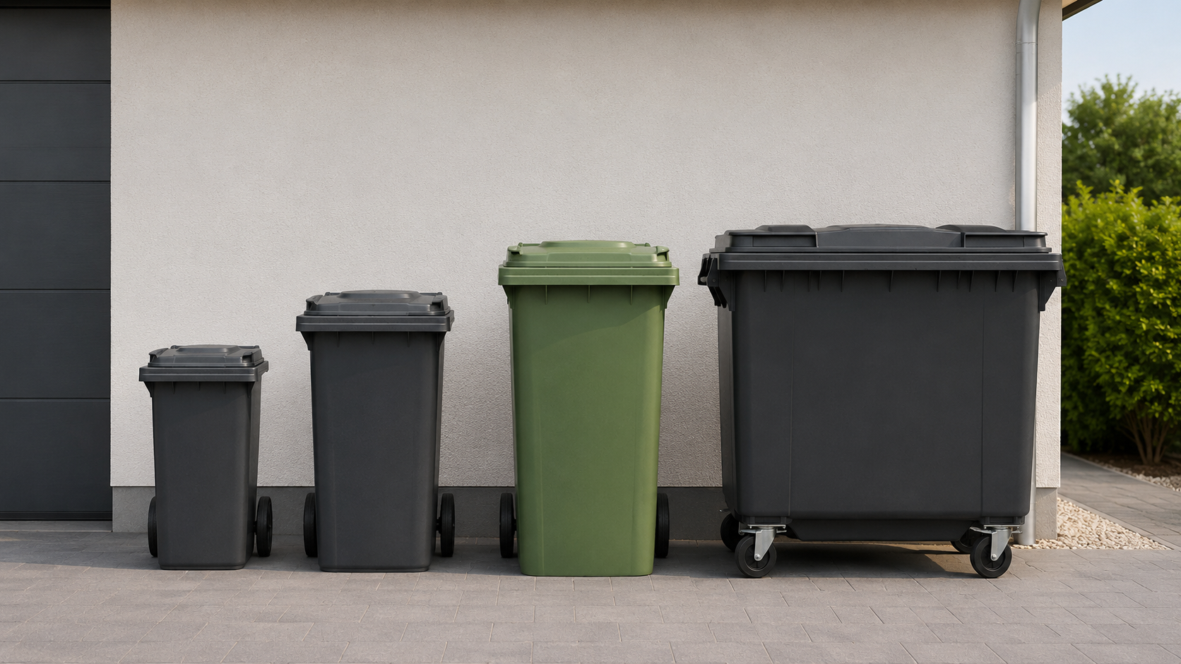 Dimensions des poubelles et conteneurs : le guide complet des volumes (120, 240, 360 L...)