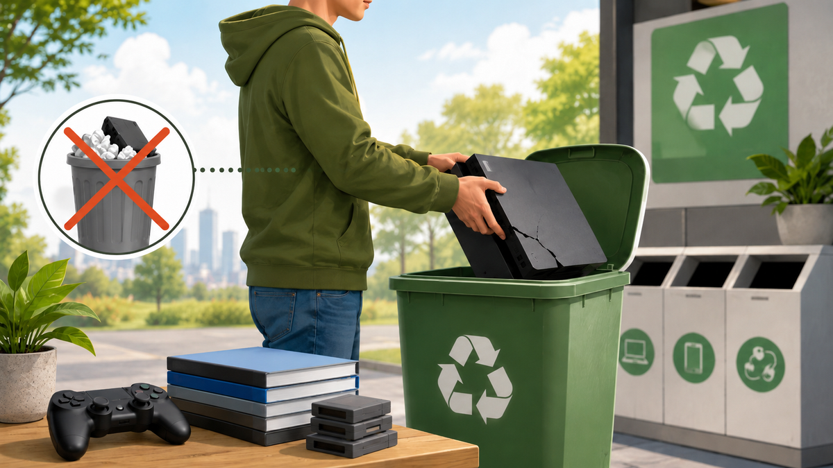 Où jeter une console de jeux ? Toutes les solutions pour la recycler