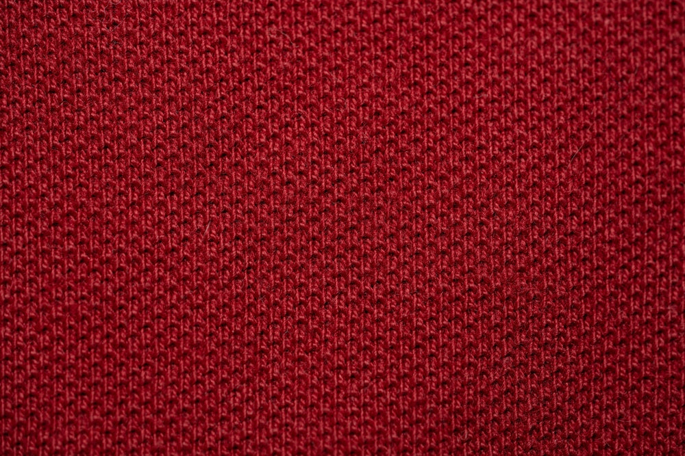 tissu rouge