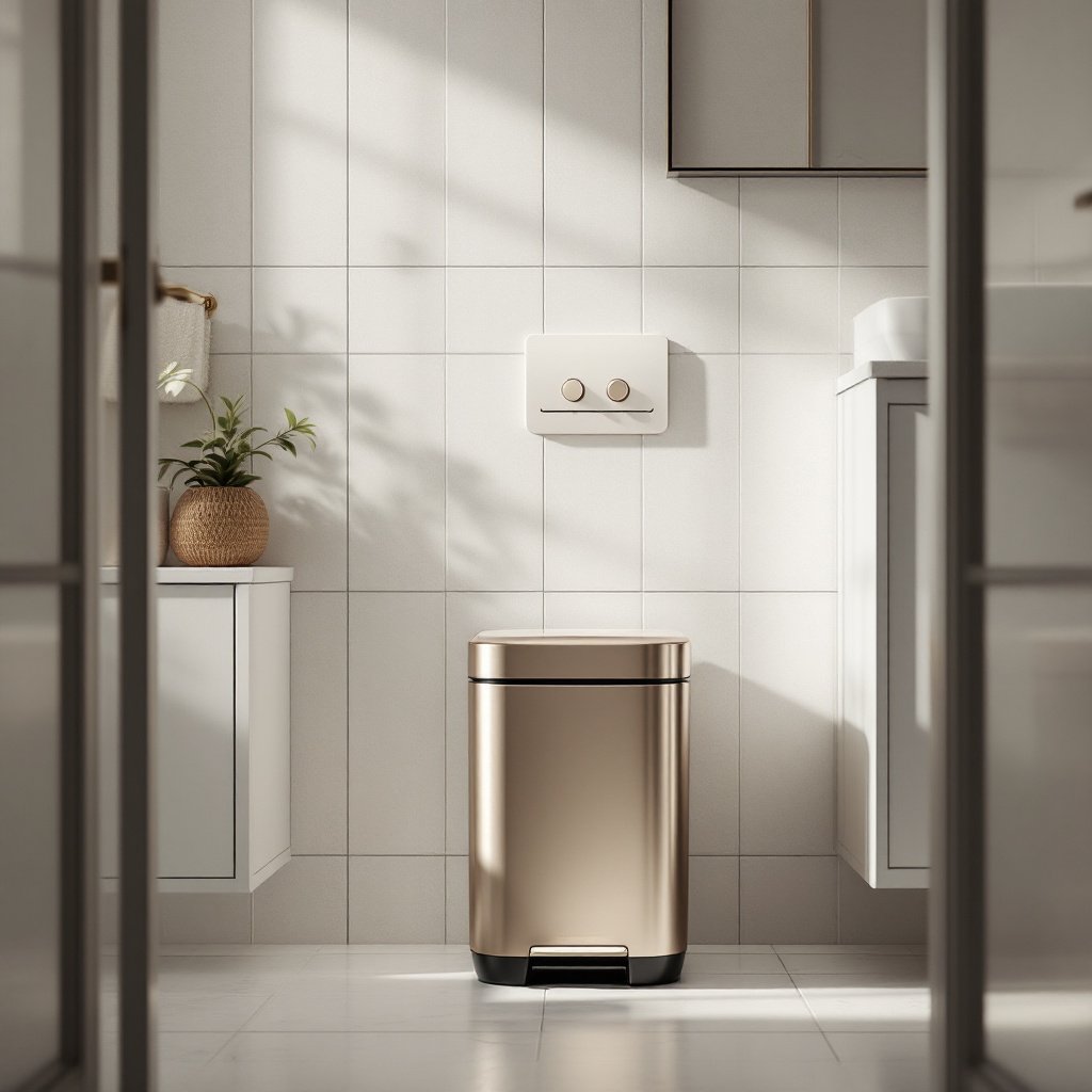 Poubelle de salle de bain