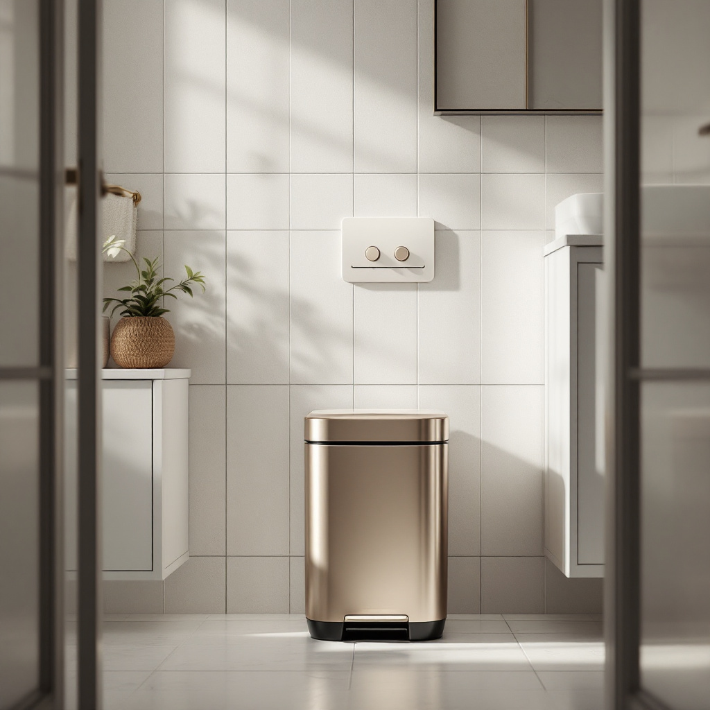 Poubelle de salle de bain