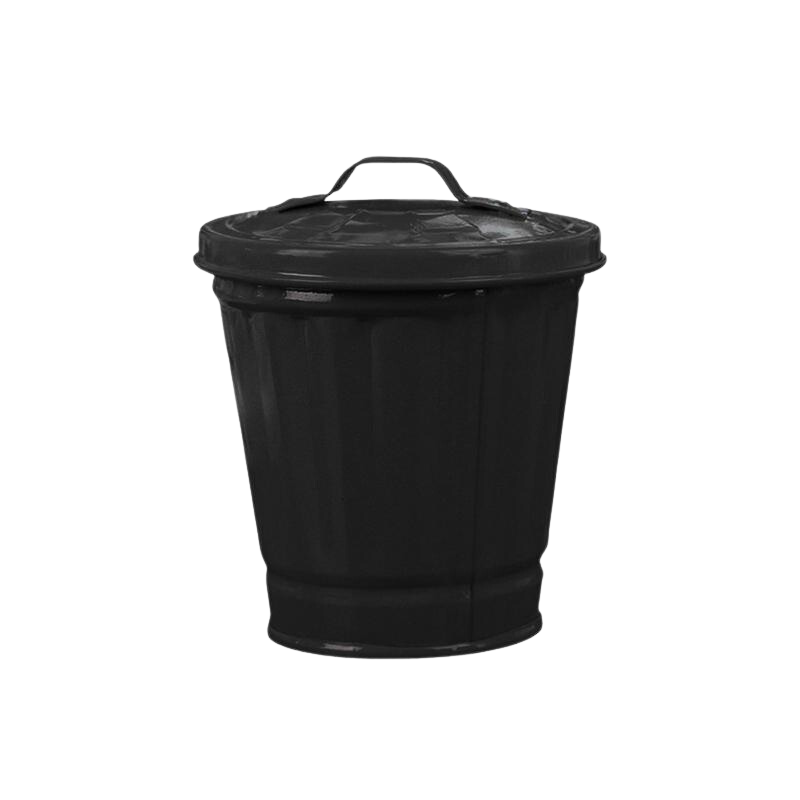 Mini Poubelle de Bureau Noir