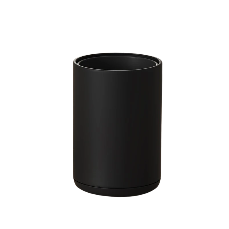 Poubelle design ronde élégante et sans couvercle