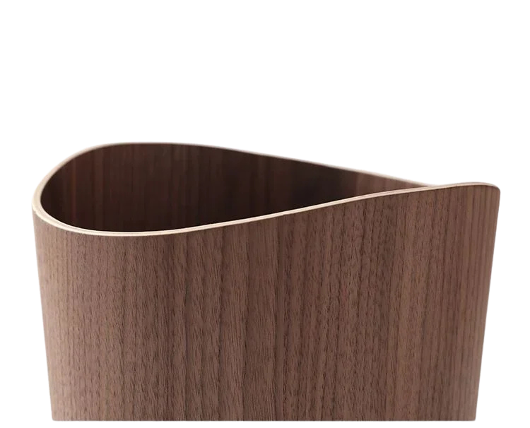 Poubelle en bois naturel