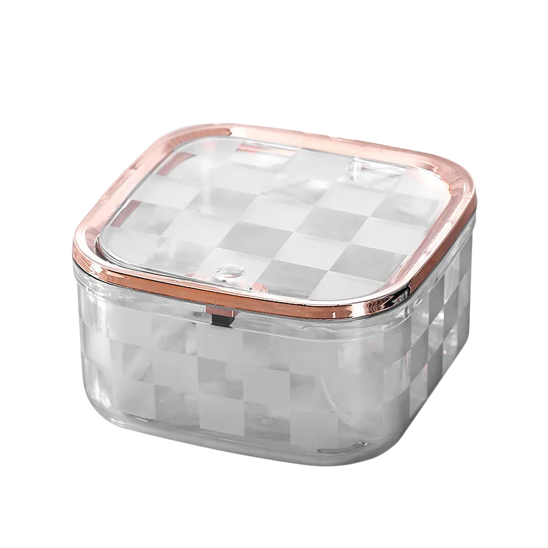 Mini Poubelle Transparente De Bureau