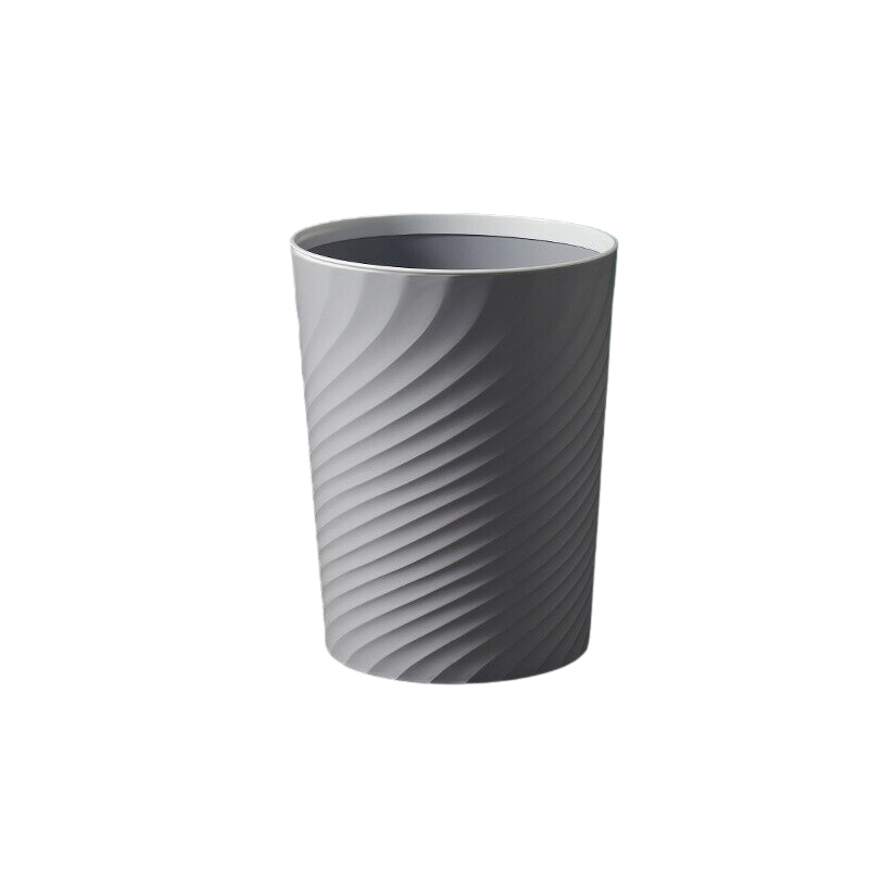 Poubelle Style Nordique - Effet Ondulé