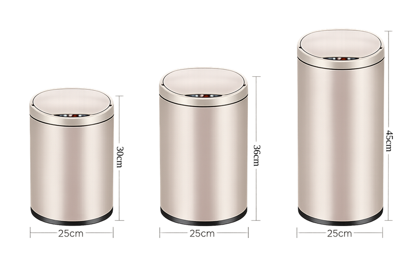 Poubelle Intelligente - Acier Inoxydable