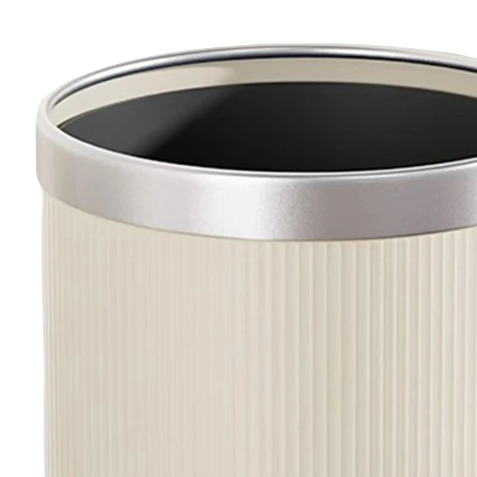 Corbeille à papier moderne ronde en plastique design