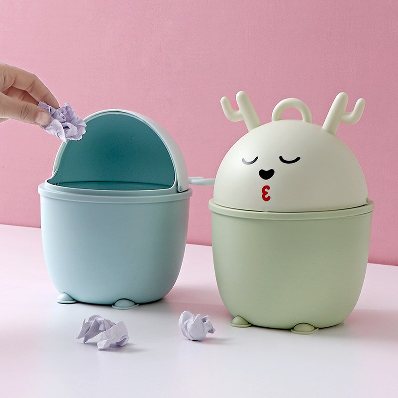 Petite poubelle design et décorative