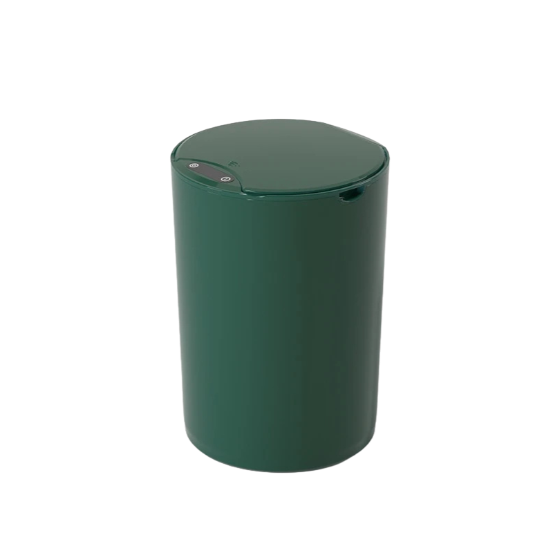Poubelle intelligente ronde à ouverture automatique 14L