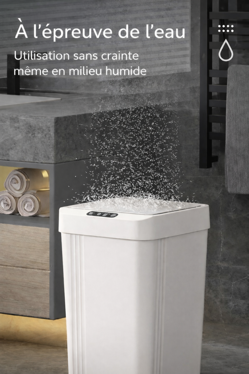 Poubelle automatique intelligente à capteur 13L