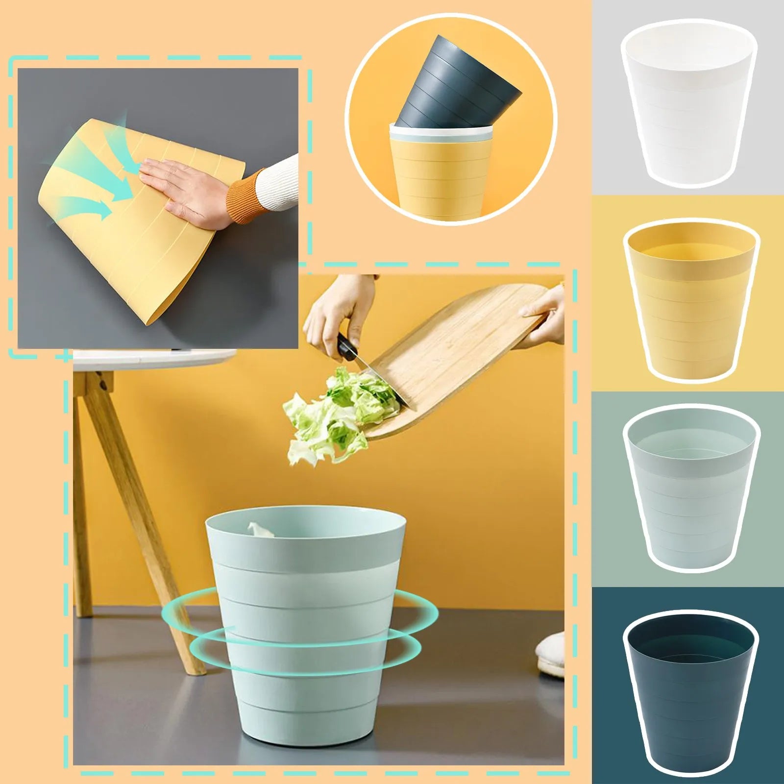 Petite poubelle de bureau