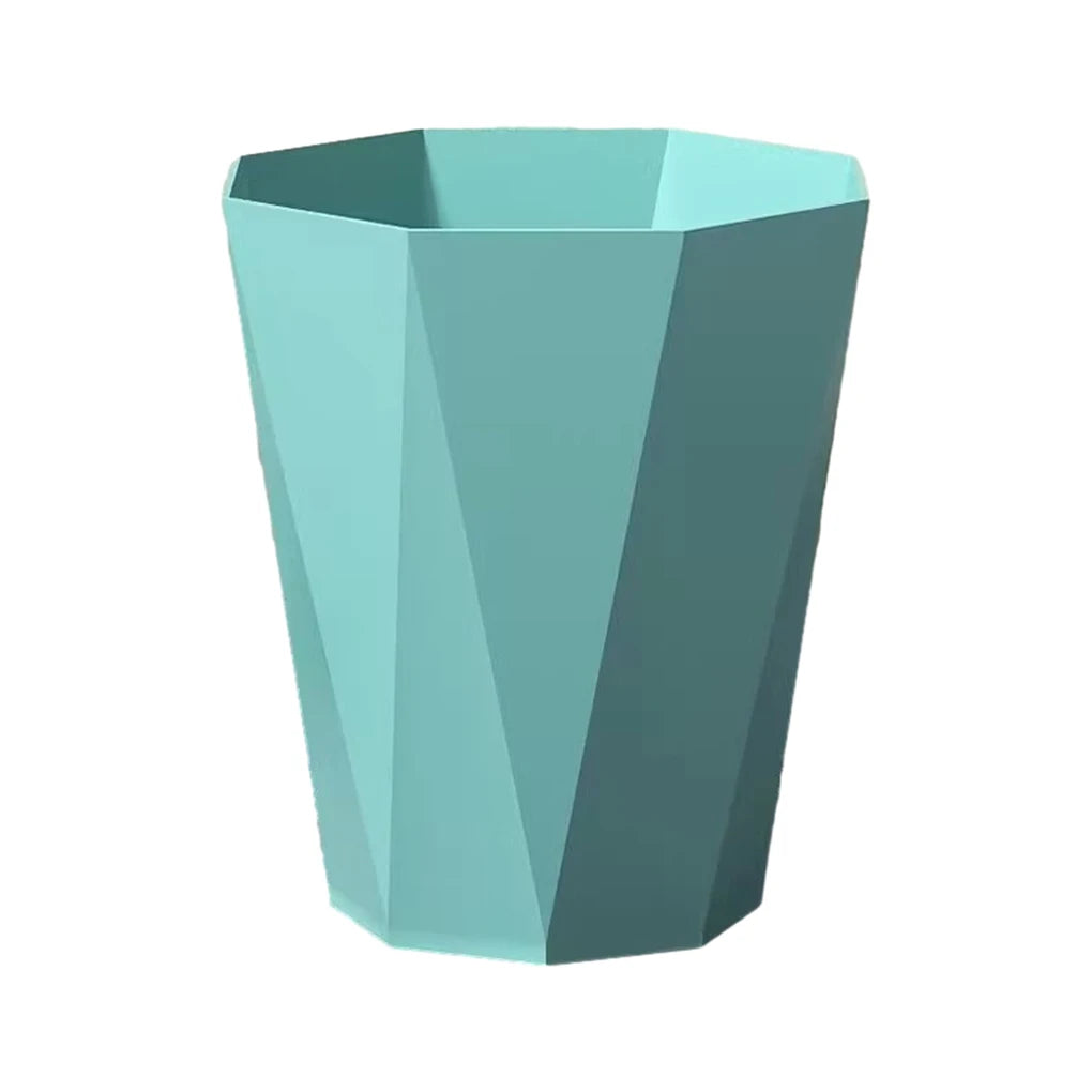 Poubelle de bureau antidérapante Bleu gemme