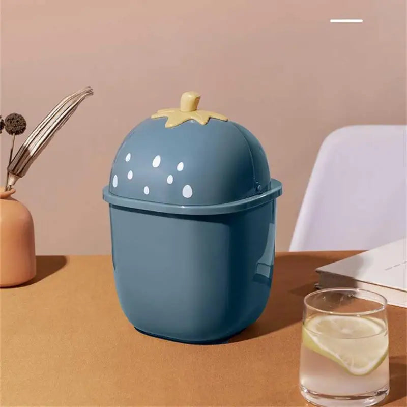 Mini Poubelle en Forme de Fraise