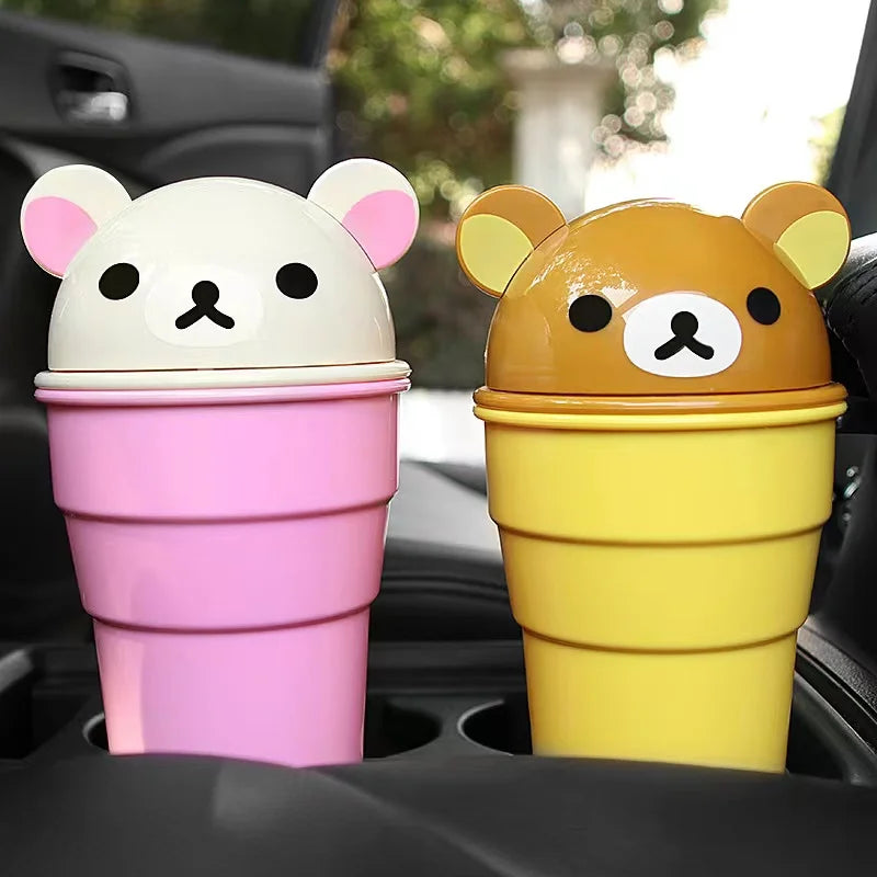Mini Poubelles de Voiture en Forme d'Animal