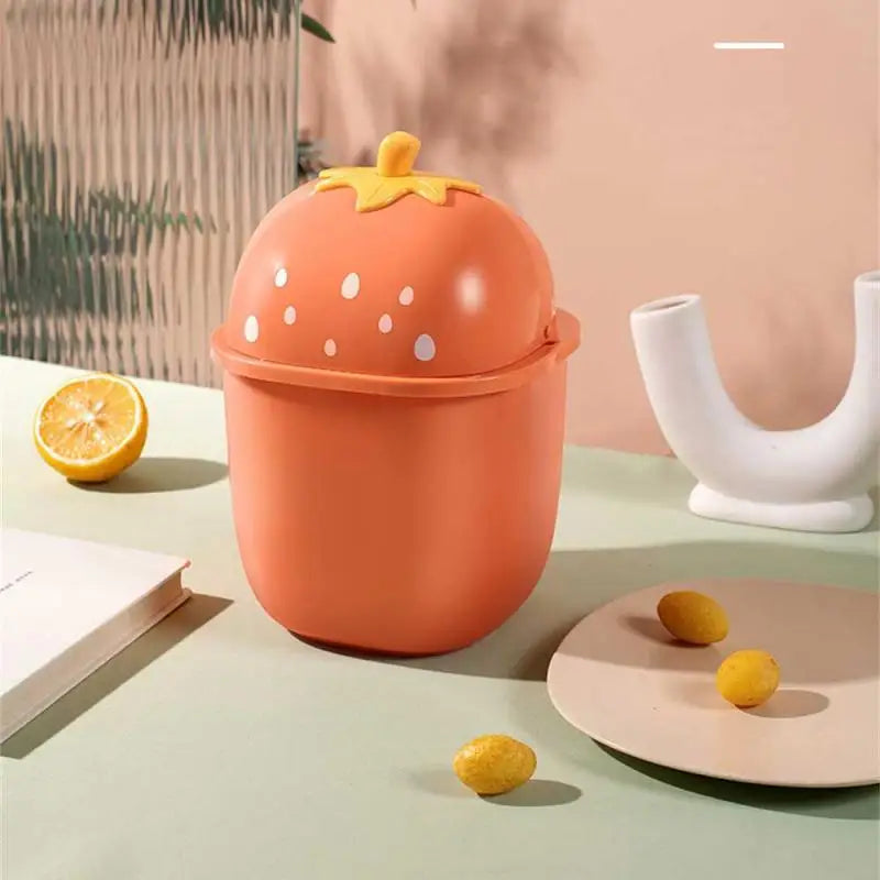 Mini Poubelle en Forme de Fraise