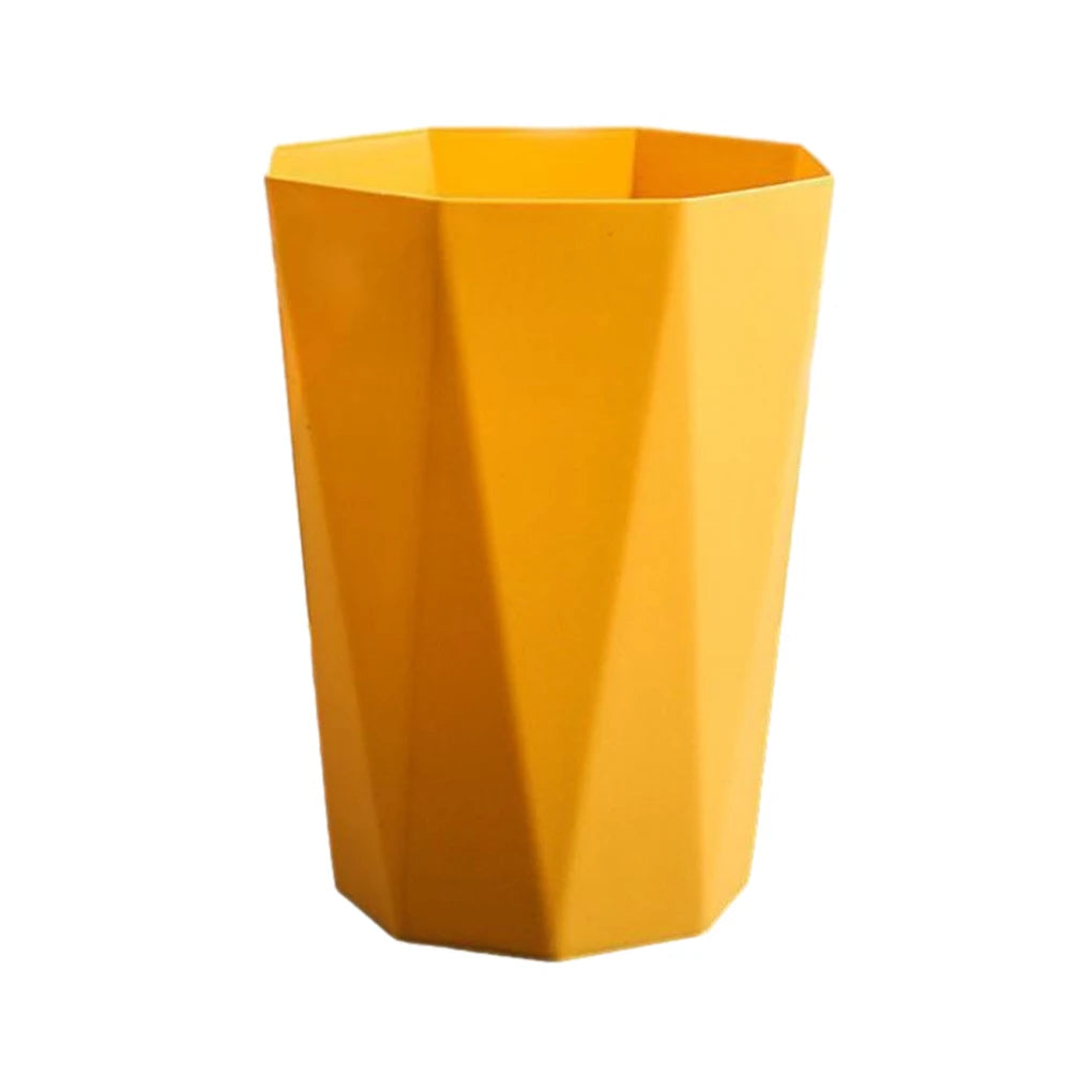 Poubelle de bureau antidérapante Jaune
