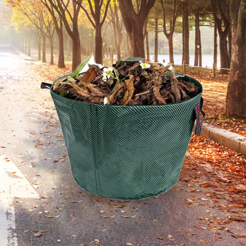 Sac de jardin vert pliable et réutilisable 50L