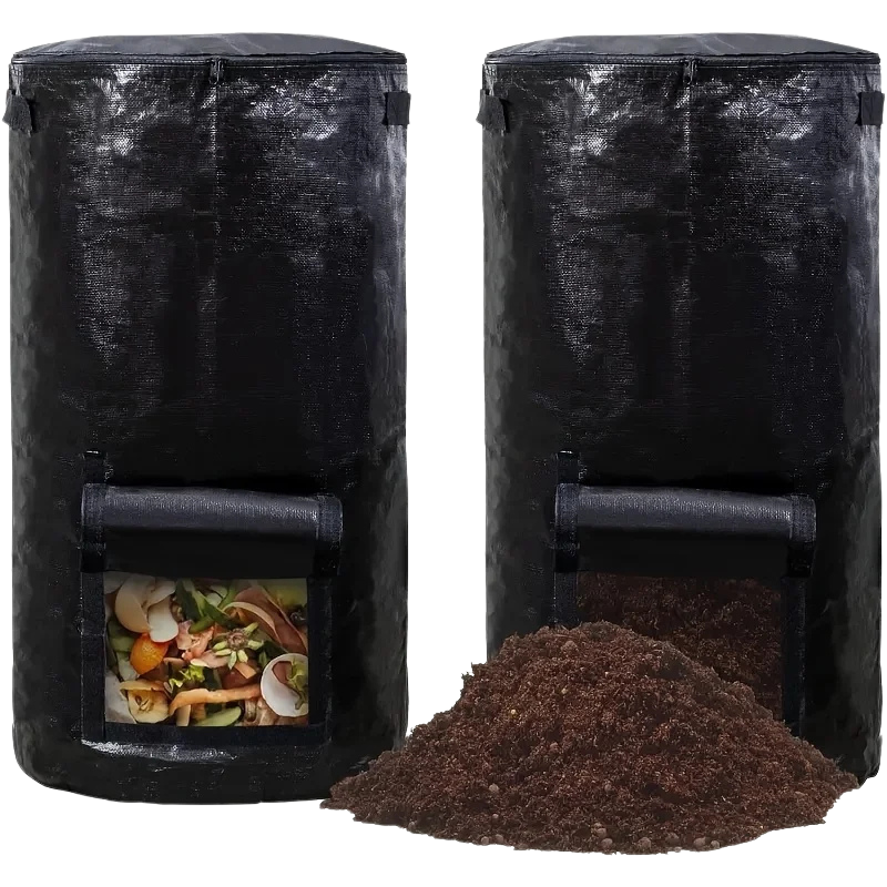 Composteur poubelle extérieure réutilisable pour déchets verts