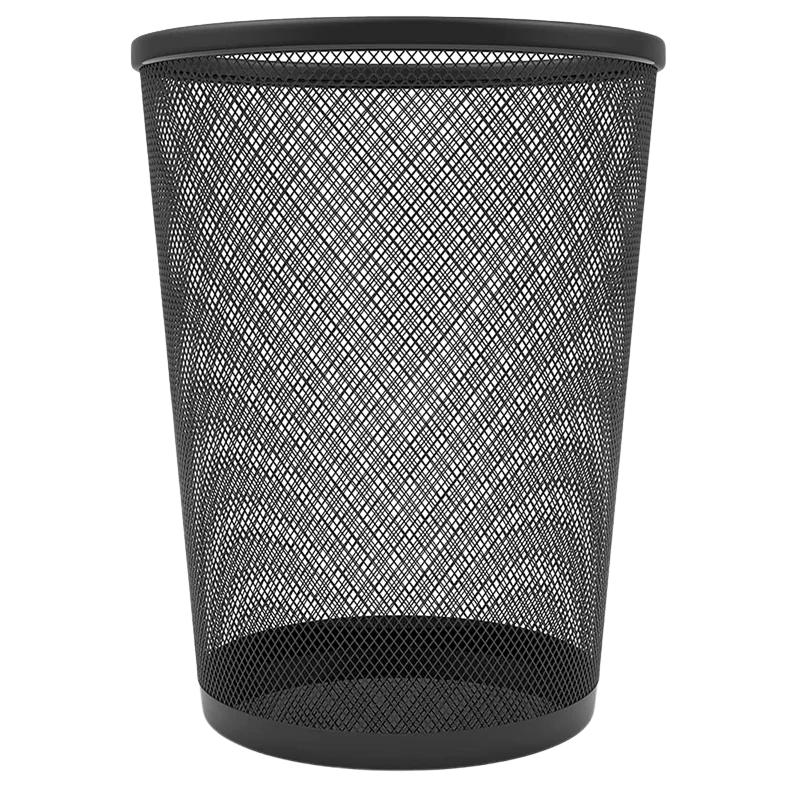 Corbeille à Papier noire