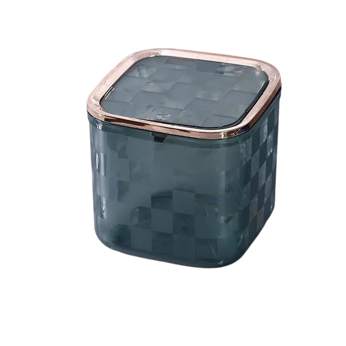 Mini Poubelle Transparente De Bureau