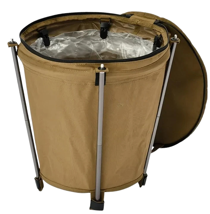 Poubelle de camping pliable 20L compacte et légère