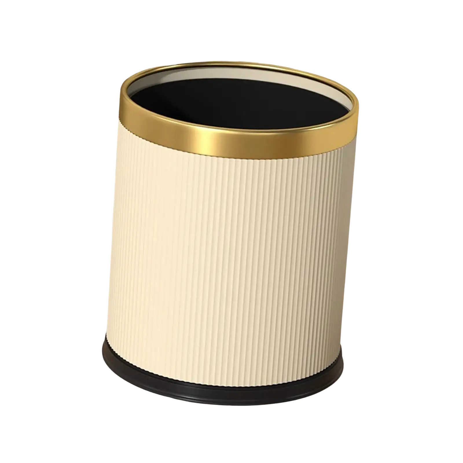 Corbeille à papier moderne ronde en plastique design