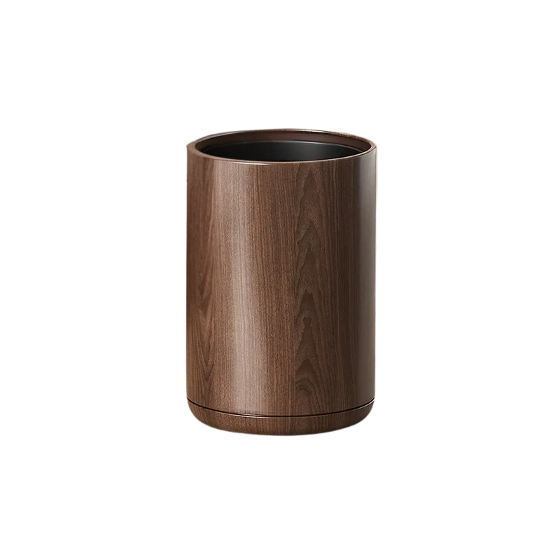 Poubelle design ronde élégante et sans couvercle