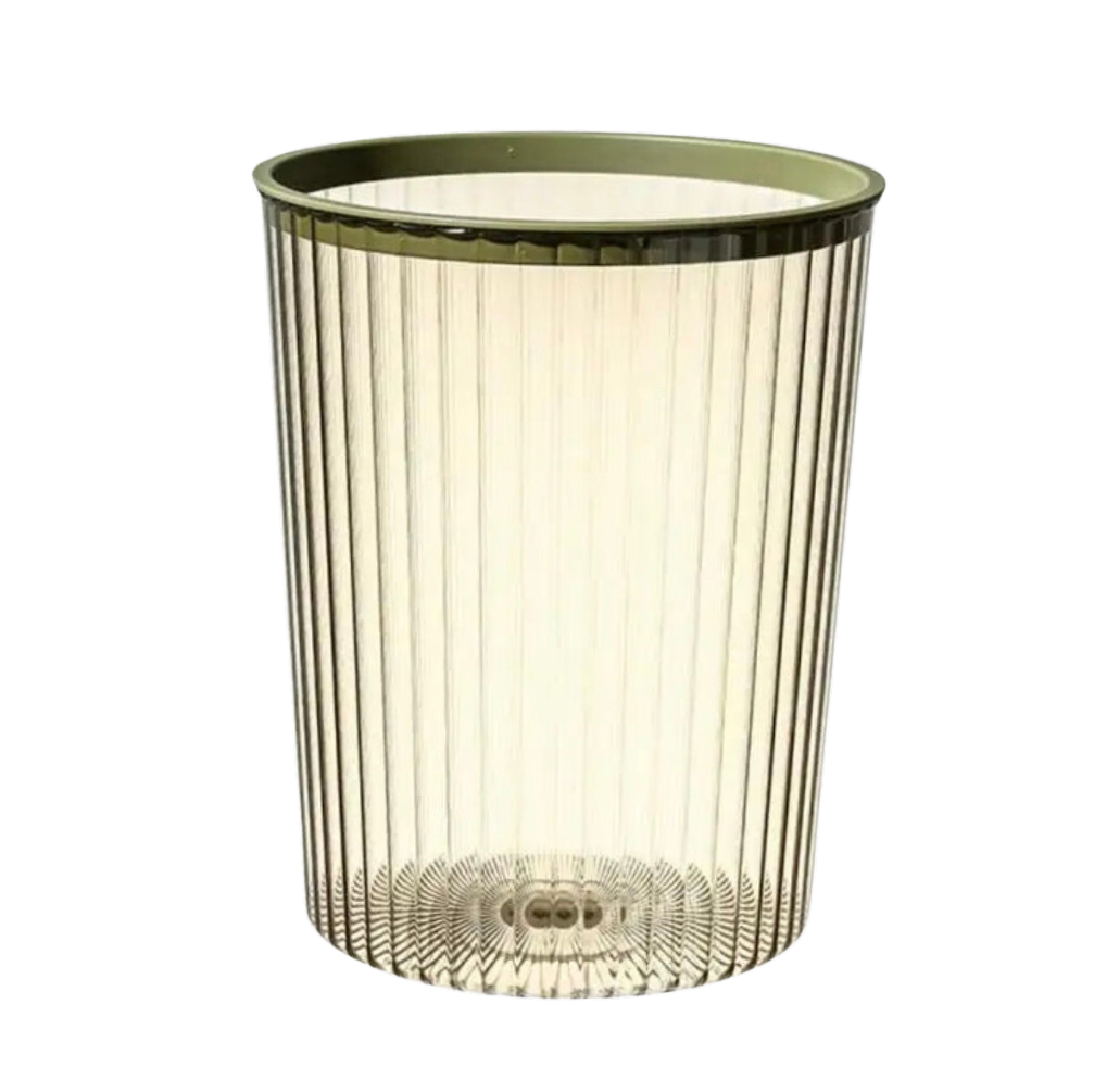 Poubelle Transparente de Luxe à Ordure