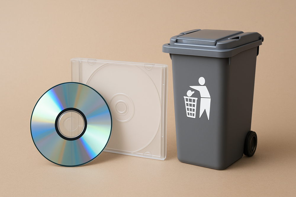 Où jeter les CD et DVD Ma Belle Poubelle — free download