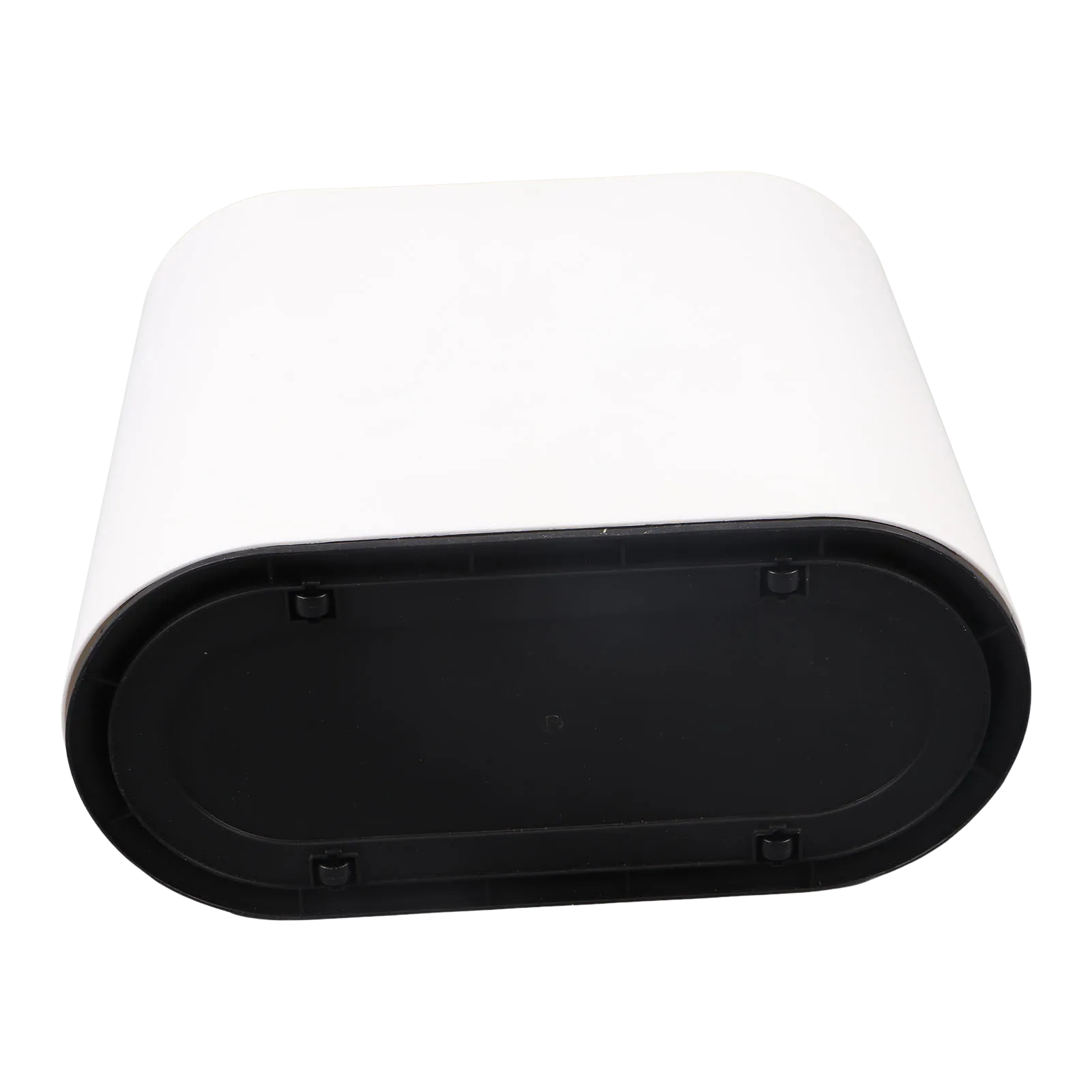 Poubelle blanche à couvercle presse 12L