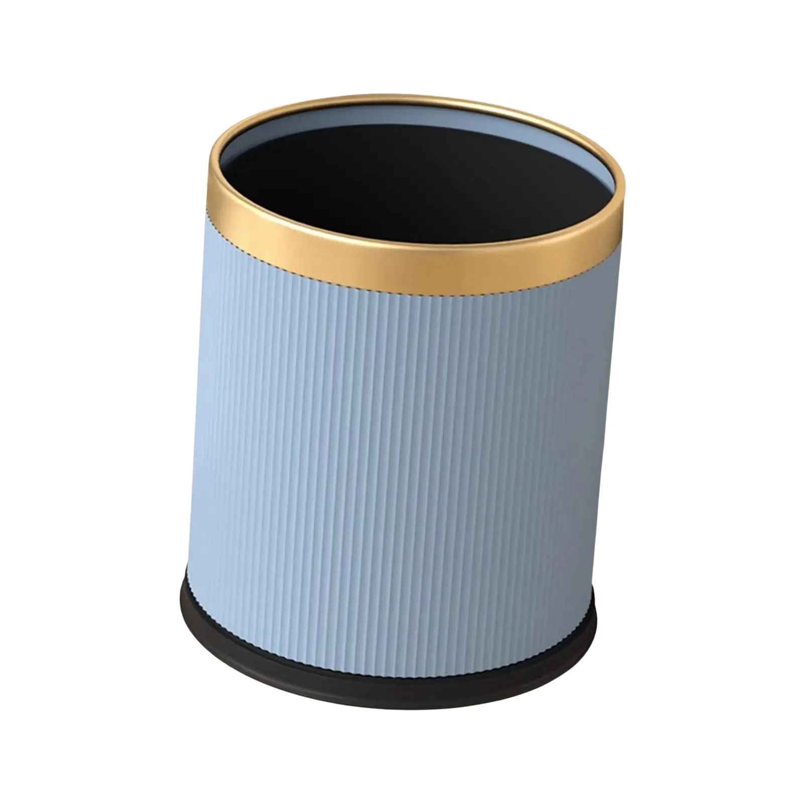 Corbeille à papier moderne ronde en plastique design