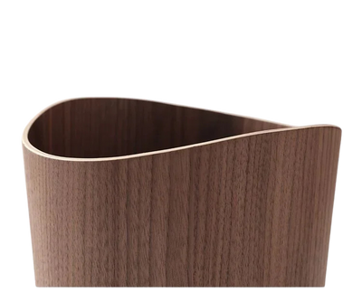 Poubelle en bois naturel