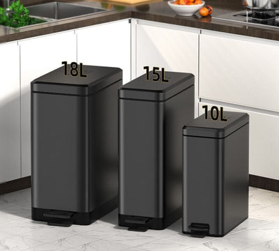 Poubelle de Cuisine Moderne 18/15/10L