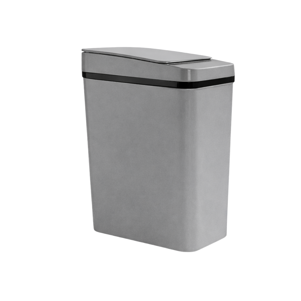 Poubelle rectangulaire automatique sans contact 12L