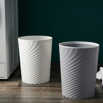 Poubelle Style Nordique - Effet Ondulé