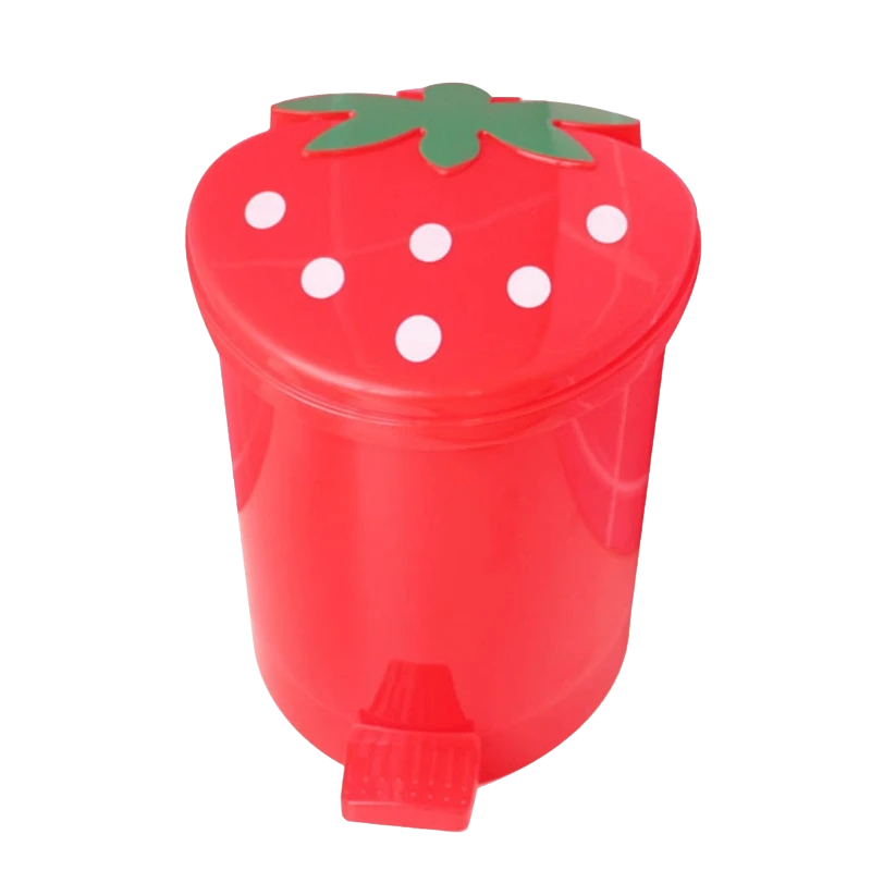 Mini Poubelle en Forme de Fraise