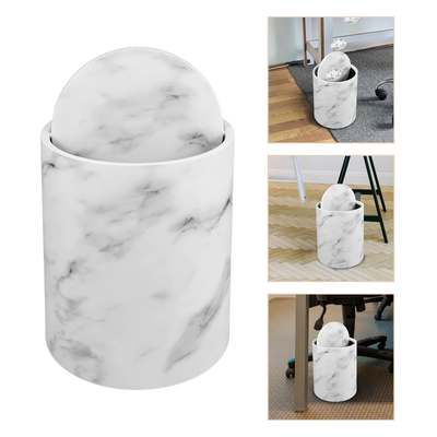 Petite Poubelle Imitation Marbre