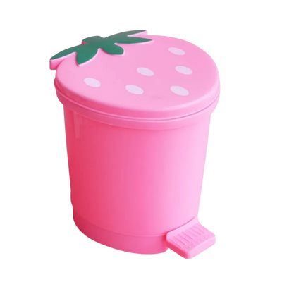 Mini Poubelle en Forme de Fraise