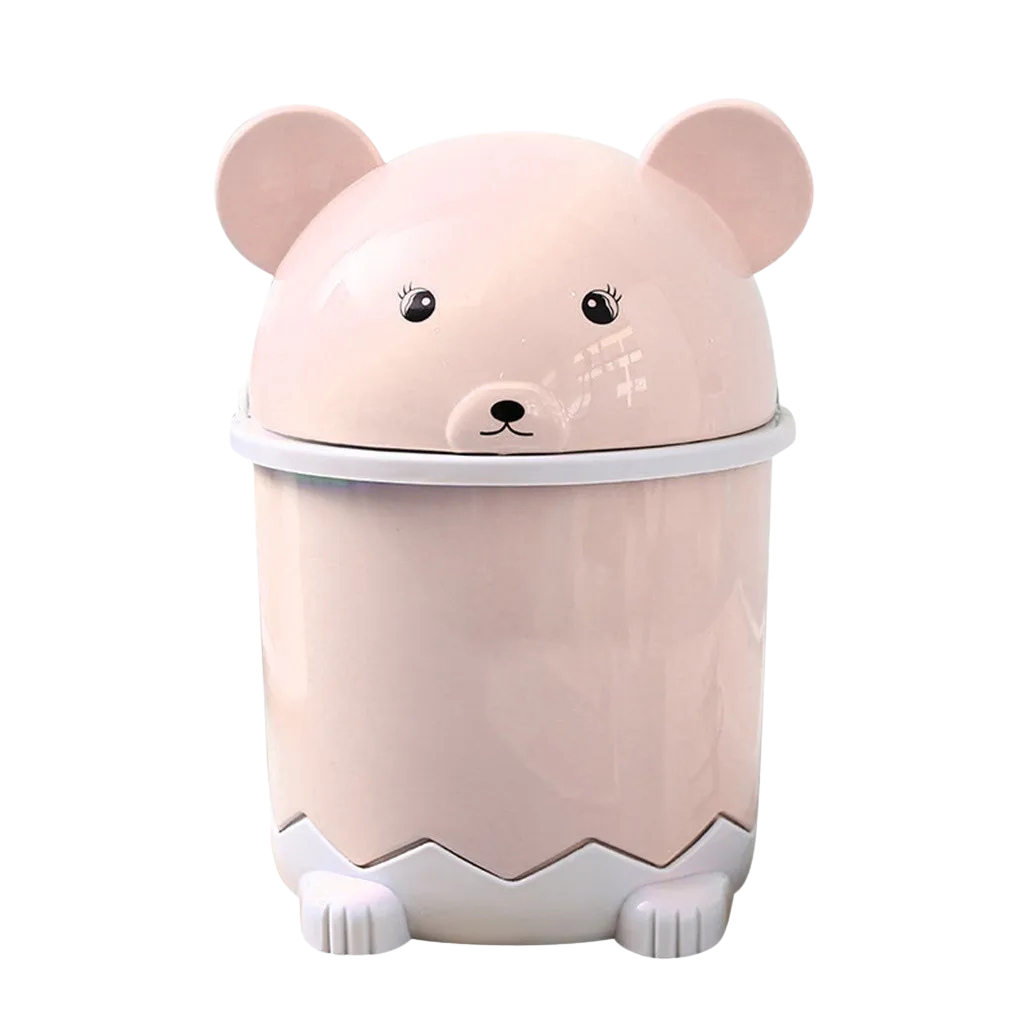 Mini Poubelle Ours de Bureau