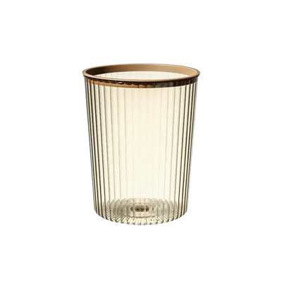 Poubelle Transparente de Luxe à Ordure