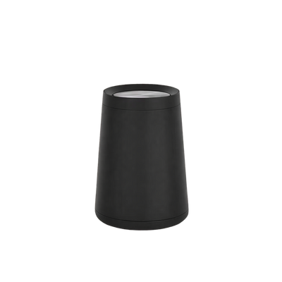 Poubelle design de luxe en inox à couvercle roulant