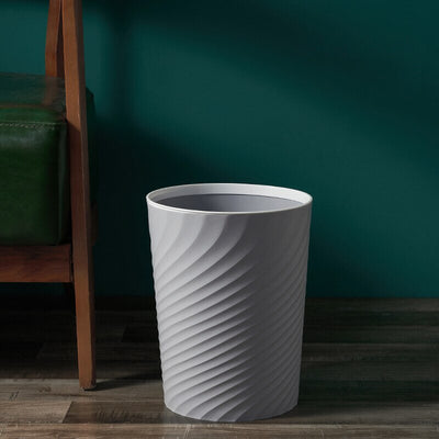 Poubelle Style Nordique - Effet Ondulé