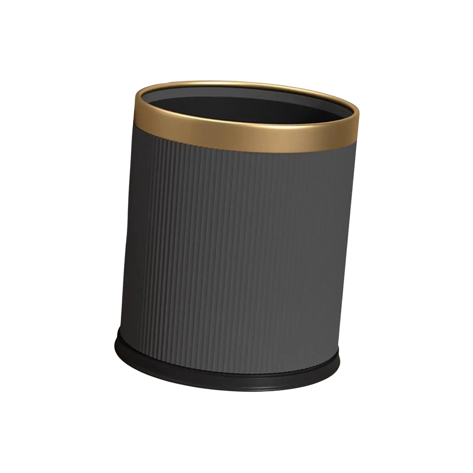 Corbeille à papier moderne ronde en plastique design