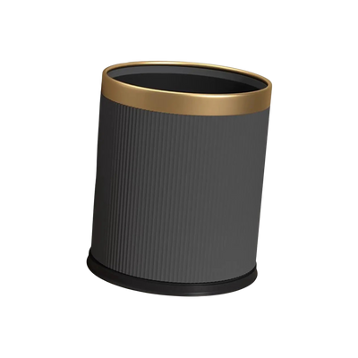Corbeille à papier moderne ronde en plastique design