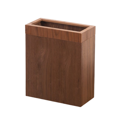 Poubelle en Bois Rectangulaire Moderne