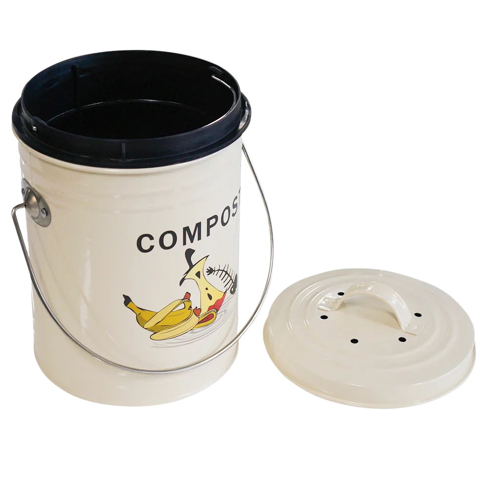 Composteur rond en métal