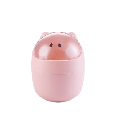 Petite poubelle design et décorative